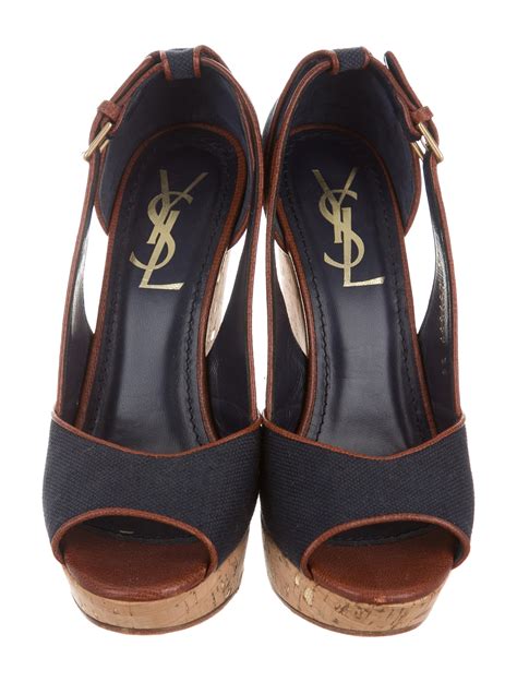 yves saint laurent wedges.